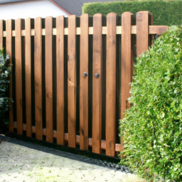 Portillon en Bois Rustique pour un Accueil Chaleureux Lievin